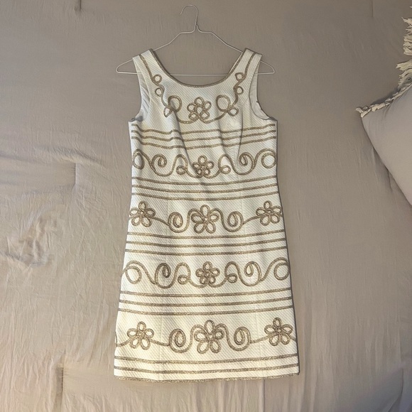 Lilly Pulitzer | Dresses | Lily Pulitzer Gold Sequin Dress | Poshmark